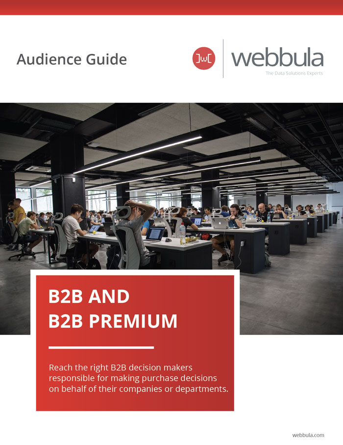 Webbula B2B & B2B Premium Data