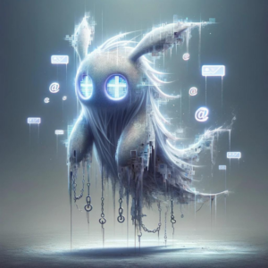 Representation of a zombie email. 