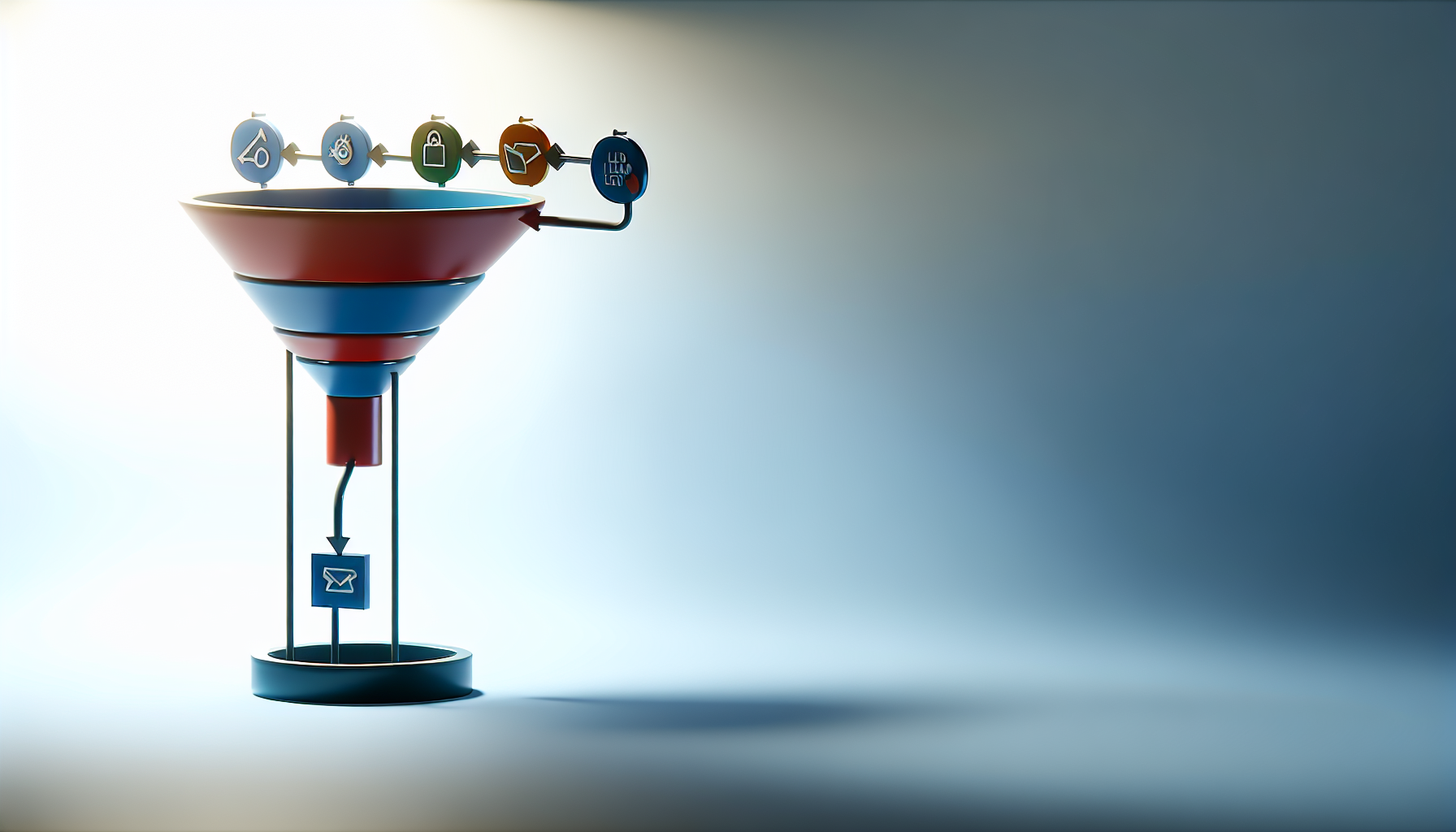 Photo of a streamlined sales funnel